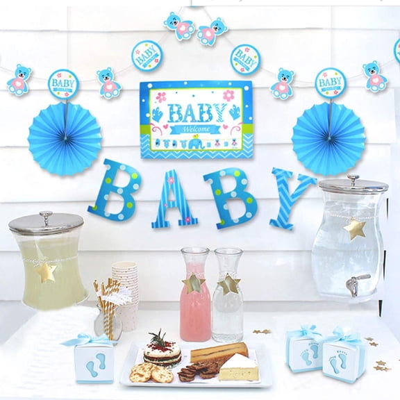 60 Sets Gift Box 2.4 inch Favor Boxes Footprints Gift Boxes Newborn Box Decorations