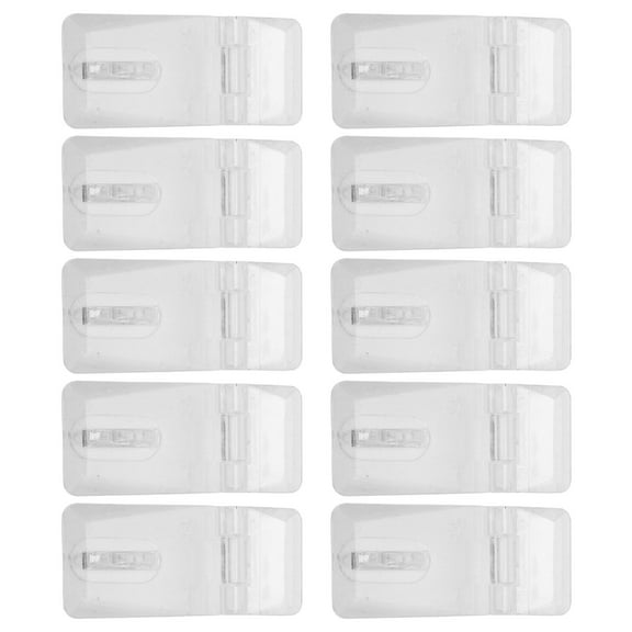 CIMAXIC Clear Acrylic Lock Hasp Transparent for Box Use Easy to Install 60Sets