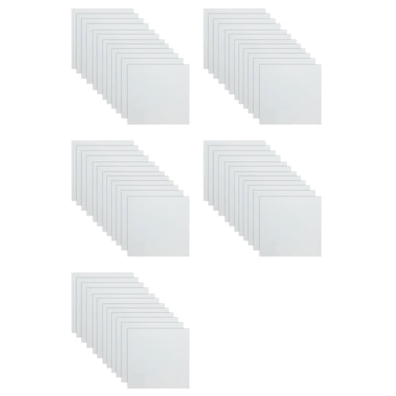 60 Sheets 10mil Sheet 12 X 12 Inch Milky Translucent PET Blank Stencil Making Sheet (10mil)