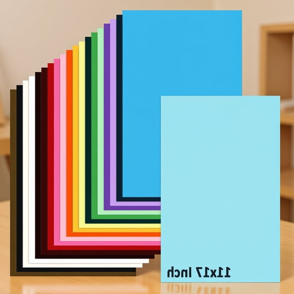 60 Sheets 11x17 Colored Cardstock Paper, 20 Colors 240gsm A3 Thick Card ...