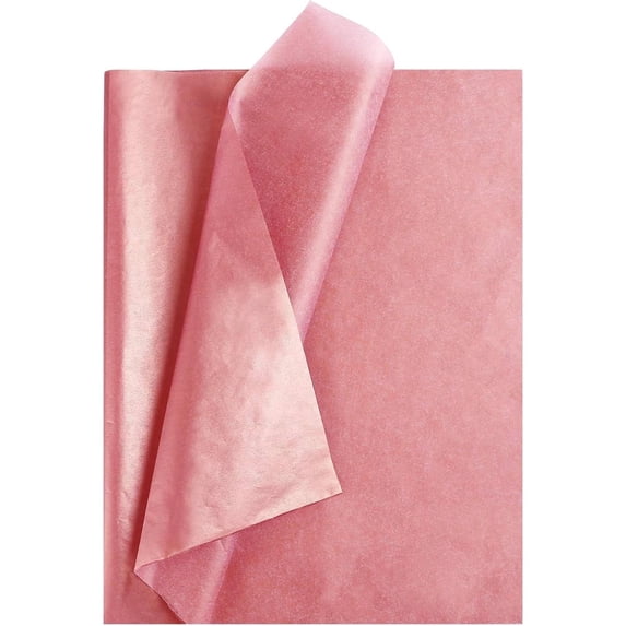 60 Sheets 14x20 in Rose Gold Tissue Paper for Bags, Coral Tissue Paper ...