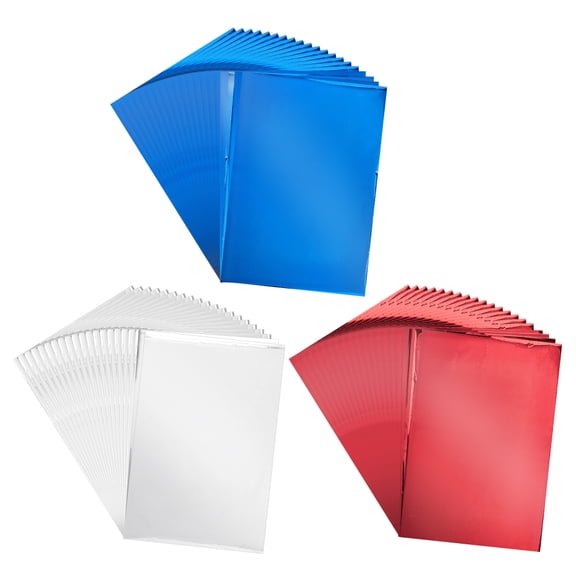 60 Sheets 3 Colors A4 Reactive Foil Transfer Foil Paper 18.5x29cm Toner Reactive Foil Paper for Card Making Sparkling Craftwork