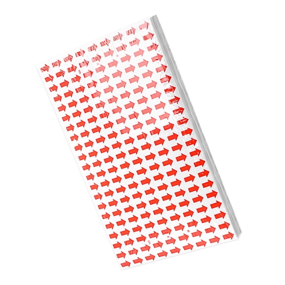 60 Sheets Adhesive Arrow Labels Stickers Indicator Tags