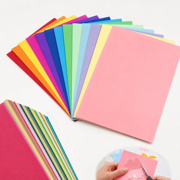 60 Sheets Colored Cardstock A4,30 Assorted Colors, Heavyweight Cover Cardstock Printer Paper, Card Stock Paper for Diy, Printing, Wedding Invitations, Class Cards & Crafts