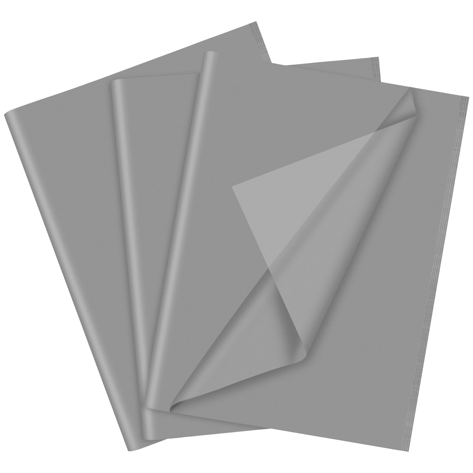 60 Sheets Grey Tissue DHF10 Paper Bulk, PLULON Gift Wrapping Tissue ...