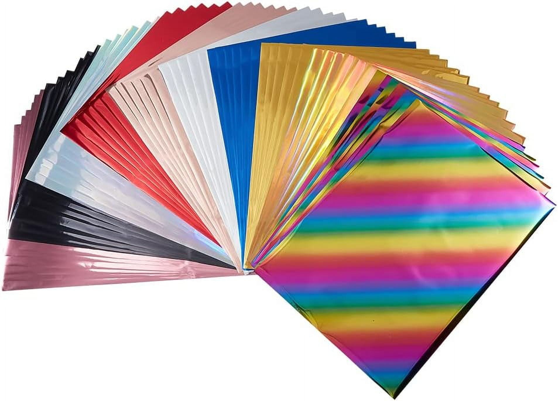 60 Sheets Toner Reactive Foil 10 Colors Transfer Foil Paper A4 Foils ...