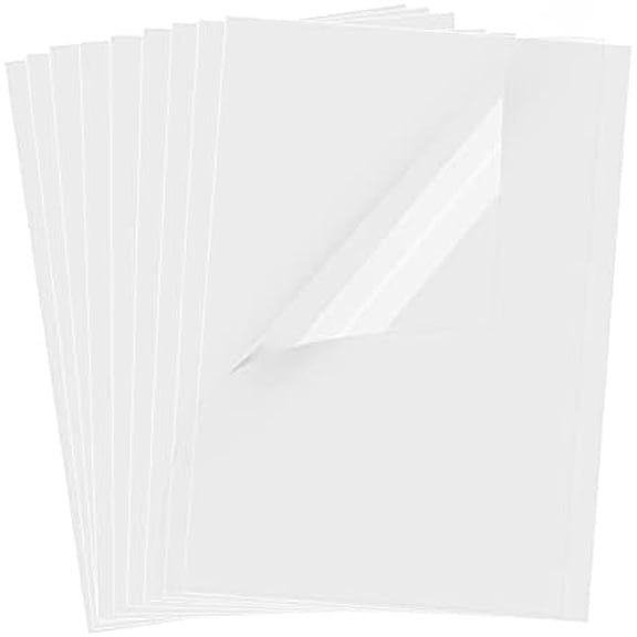 60 Sheets Transparency Paper for Overhead Projector, Clear Printing Film for Ink Jet Printers - High Definition, 8.5 x 11 Inches