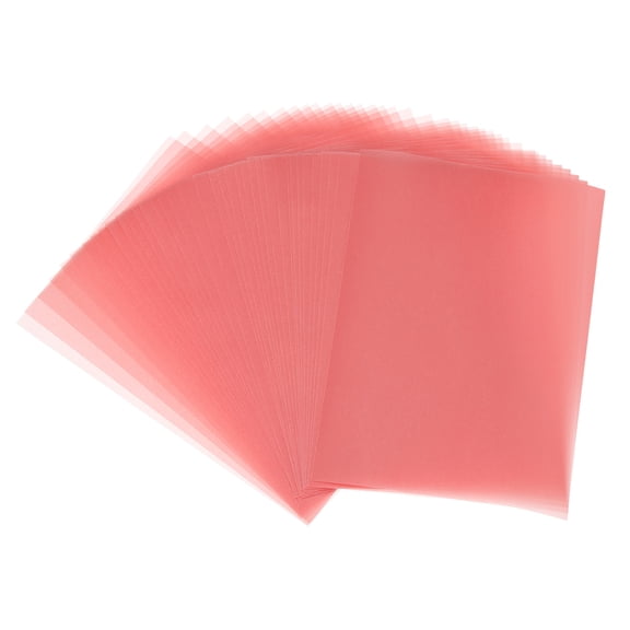 60 Sheets Vellum Paper 4x6, Vellum Paper Printable Translucent Paper 100GSM for Invitations Printing, Red