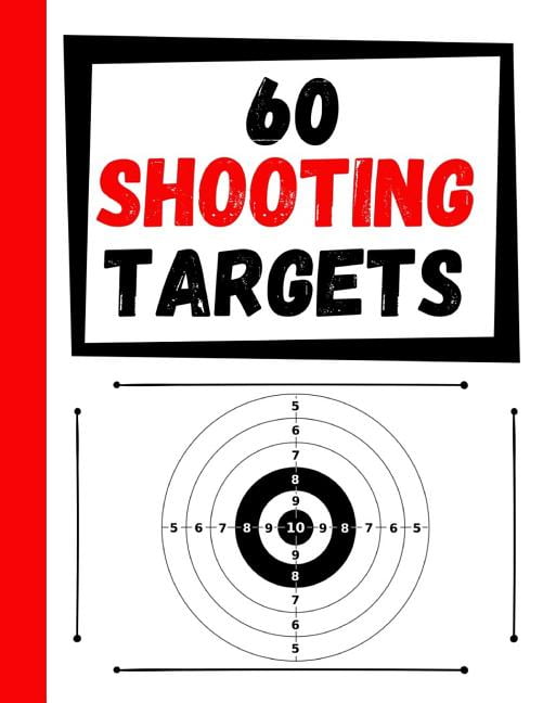 60 Shooting Targets Large Paper Perfect For Rifles Firearms Bb Airsoft Pistols