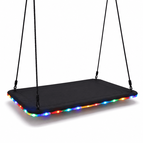 60" Skyplatform Tree Swing With Led Light For & Adults