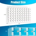 thumbnail image 1 of 60 Slots Phone Locker Box, High-Density Acrylic Transparent Design, Wall-Mounted or Freestanding, Includes Keys for Offices, Gyms, Schools, 1 of 8