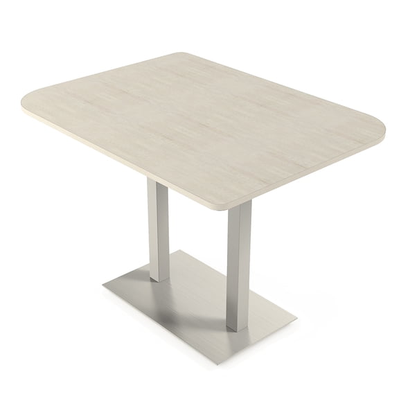 60" Small Dou Bistro Height Table Double Base Bar Table