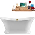 thumbnail image 1 of 60" Streamline N200BGL Soaking Freestanding Tub and Tray With External Drain, 1 of 7