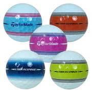 60 Taylormade Tour Response Stripe Mix 5A Recycled Golf Balls, by Mulligan USA