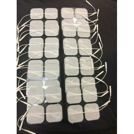 60 Tens Electrode Pads EMS Replacement Unit 7000 3000 2x2 Muscle Stimulator BULK