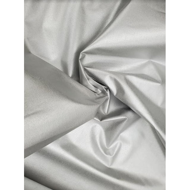 60" Thermal Resist Silver Heat Resistant Fabric by the Yard (5301S2B