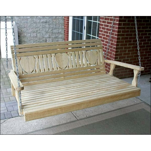 60" Treated Pine Country Swingbed