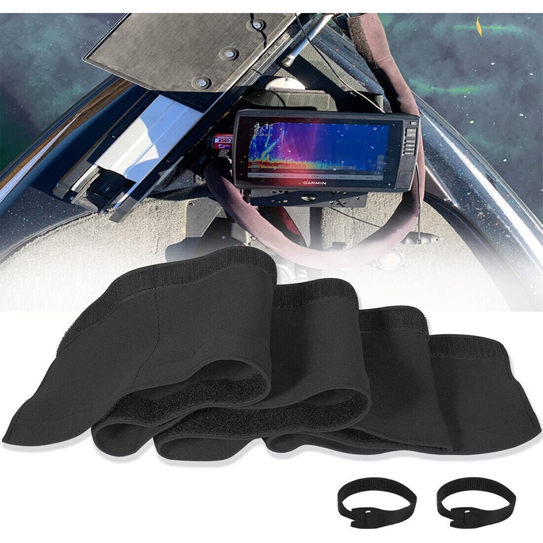 60" Trolling Motor Cable Organizer Sleeve Wire Cord Protector Wrap for