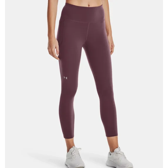 $60 Under Armour Women's Movement Ankle Leggings Ash Plum / Metallic Silver XS