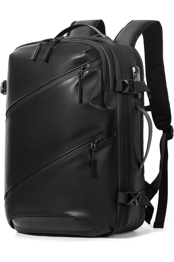 60 Vacuum laptop bag Compression Backpack Expandable, TSA-Approved Carry- Water-Resistant Design for Travel with air pump