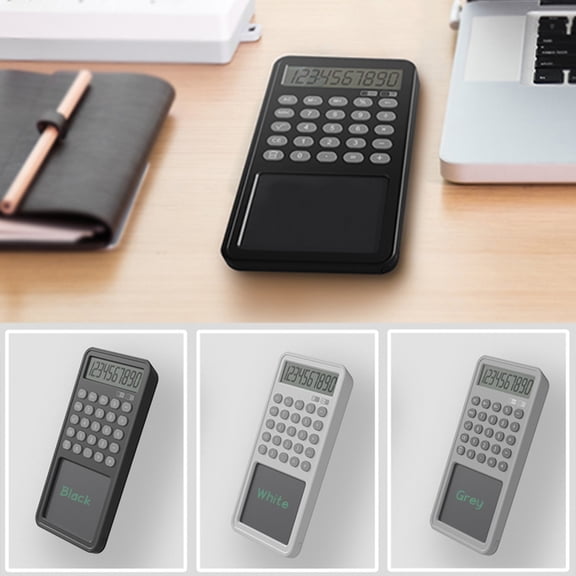 Viflosae Calculator Writing Tablet Doodle Pad Calculators With Lock Button & E-Pen 12 Digit Display Hand-held For Students & Kids Electronics Gadgets