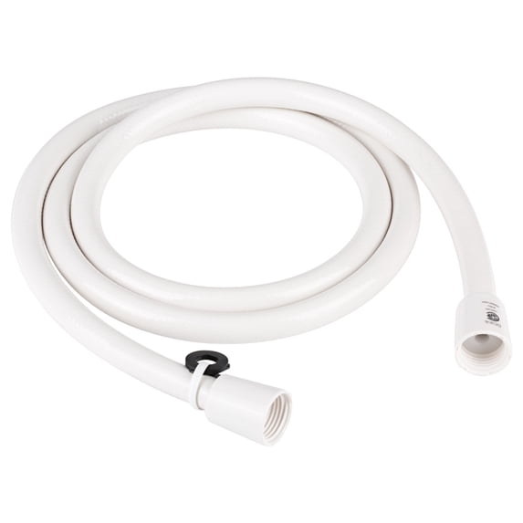 60" Vinyl RV Shower Hose - White