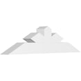 thumbnail image 1 of 60"W x 15"H x 6"D x 6"F, 6/12 Pitch, Saratoga Architectural Grade PVC Gable Bracket, 1 of 8