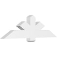 thumbnail image 1 of 60"W x 17 1/2"H x 4"D x 6"F, 7/12 Pitch, Kennewick Architectural Grade PVC Gable Bracket, 1 of 8