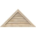thumbnail image 1 of 60"W x 20"H Triangle Gable Vent (76 1/2"W x 25 1/2"H Frame Size) 8/12 Pitch: Unfinished, Non-Functional, Smooth Pine Gable Vent w/ Decorative Face Frame, 1 of 12