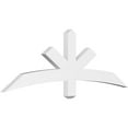 thumbnail image 1 of 60"W x 20"H x 2"D x 4"F, 8/12 Pitch, Alberta Architectural Grade PVC Gable Bracket, 1 of 8