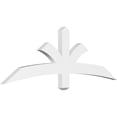 thumbnail image 1 of 60"W x 20"H x 2"D x 4"F, 8/12 Pitch, Davenport Architectural Grade PVC Gable Bracket, 1 of 8