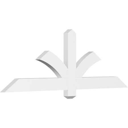 60"W x 20"H x 2"D x 4"F, 8/12 Pitch, Redmond Architectural Grade PVC Gable Bracket