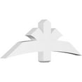 thumbnail image 1 of 60"W x 20"H x 4"D x 6"F, 8/12 Pitch, Davenport Architectural Grade PVC Gable Bracket, 1 of 8