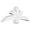 thumbnail image 1 of 60"W x 22 1/2"H x 6"D x 6"F, 9/12 Pitch, Davenport Architectural Grade PVC Gable Bracket, 1 of 8