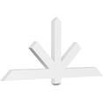thumbnail image 1 of 60"W x 25"H x 2"D x 4"F, 10/12 Pitch, Kennewick Architectural Grade PVC Gable Bracket, 1 of 8