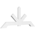 thumbnail image 1 of 60"W x 25"H x 2"D x 4"F, 10/12 Pitch, Vanguard Architectural Grade PVC Gable Bracket, 1 of 8
