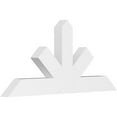 thumbnail image 1 of 60"W x 27 1/2"H x 4"D x 6"F, 11/12 Pitch, Saratoga Architectural Grade PVC Gable Bracket, 1 of 8