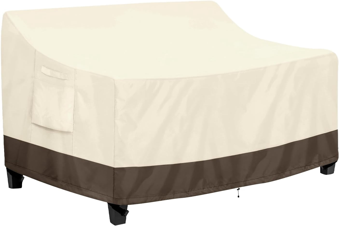 60"W x 35"D x 35"H 3-Seater Outdoor Couch Cover Waterproof Patio Sofa Furniture Cover with Air Vent and Handles