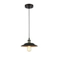 thumbnail image 1 of 60 Watt Industrial Style Pendant Light with Metal Body, Black, 1 of 2