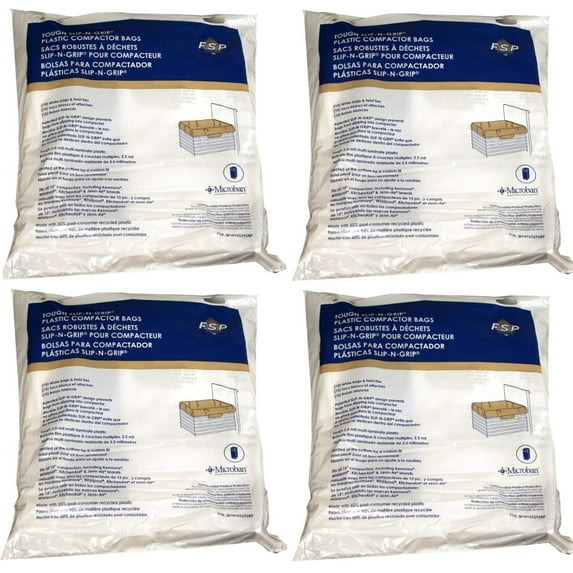 60 Whirlpool Trash Compactor Bags Compatible with KitchenAid 15"