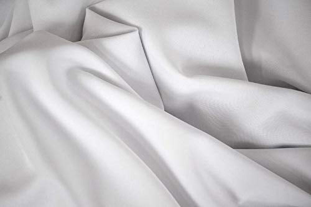 60" Wide (5ft Wide) x 120 Yards Roll -White Polyester Fabric, Visa Polyester, Polyester Poplin, Polypoplin