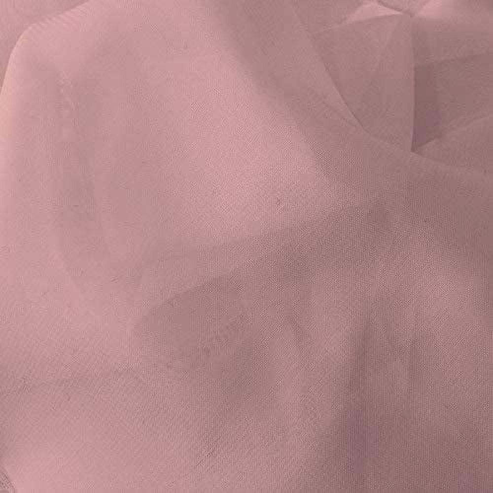 60" Wide Chiffon Fabric 100% Polyester - Perfect for Wedding Dresses, Elegant Gowns, DIY Decoration, Drapery - BLUSHPINK, 5 Yards