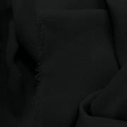 60 Wide Chiffon Fabric 100% Polyester - Perfect for Wedding Dresses, Elegant Gowns, DIY Decoration, Drapery - Black, 1 Yard