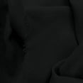 thumbnail image 1 of 60" Wide Chiffon Fabric 100% Polyester - Perfect for Wedding Dresses, Elegant Gowns, DIY Decoration, Drapery - Black, 50 Yards, 1 of 1