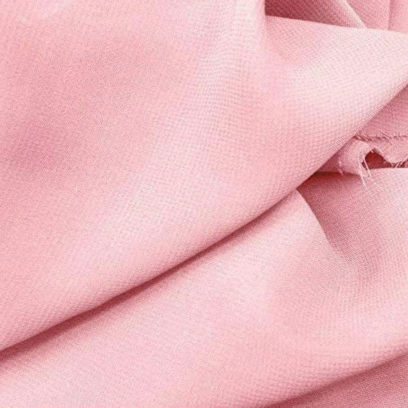 60" Wide Chiffon Fabric 100% Polyester - Perfect for Wedding Dresses, Elegant Gowns, DIY Decoration, Drapery - Pink, 1 Yard