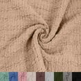 thumbnail image 1 of 60" Wide-Crinkled Paris Textured Fabric-Polyester Spandex-by The Yard for Apparel, Clothing, Accessories, Headbands, Drapery, Decorations, and DIY Projects, Tan, 1 of 4