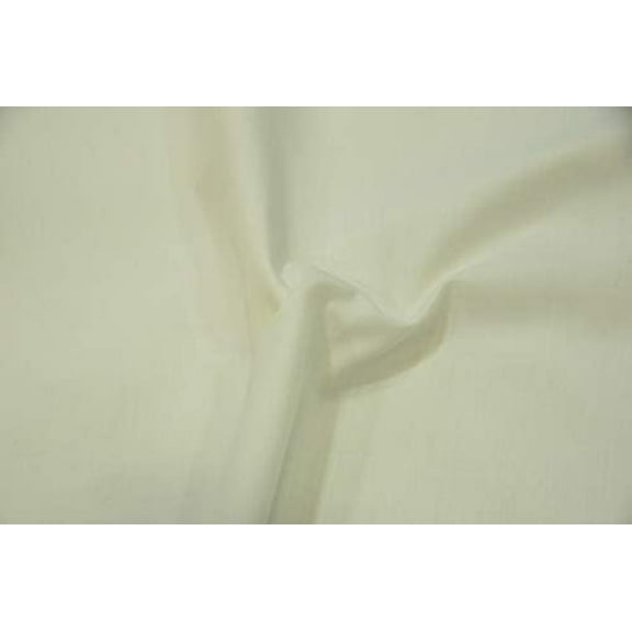 60" Wide Premium Cotton Blend Broadcloth Fabric by The Yard (Ivory)
