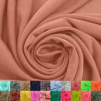 60" Wide Venezia Poly Spandex Fabric - (200 GSM) 2-Way Stretch, Anti-Wrinkle, Breathable – Ideal for Apparel, Activewear, Leggings, Headbands, and DIY Projects-Dusty Pink