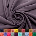 thumbnail image 1 of 60" Wide Venezia Poly Spandex Fabric - (200 GSM) 2-Way Stretch, Anti-Wrinkle, Breathable – Ideal for Apparel, Activewear, Leggings, Headbands, and DIY Projects-Eggplant, 1 of 4