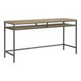 thumbnail image 1 of 60" Writing Desk in Wood Graphite Grey Frame and Brown Oak Top Finish KD, 1 of 9